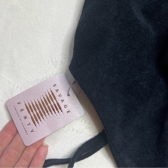 Savage x Fenty 70s Terry Strappy Back Teddy NWT - Picture 4 of 7